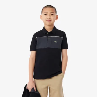 Polo Petit Piqué com blocos de cor