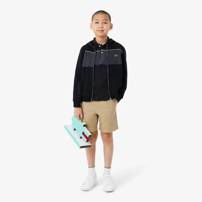 Polo Petit Piqué com blocos de cor