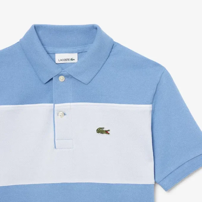 Polo Petit Piqué com blocos de cor