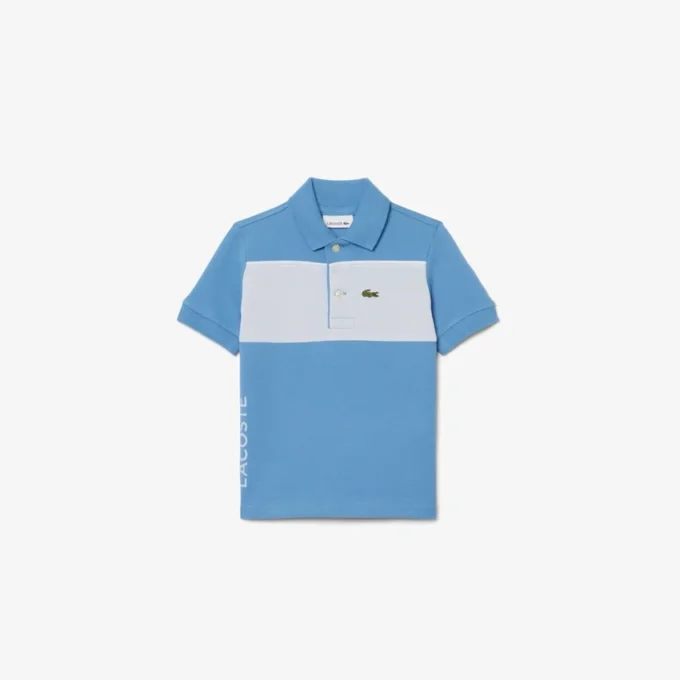 Polo Petit Piqué com blocos de cor