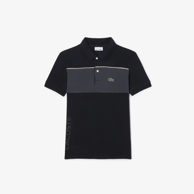 Polo Petit Piqué com blocos de cor