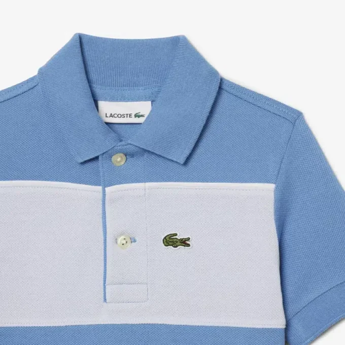 Polo Petit Piqué com blocos de cor