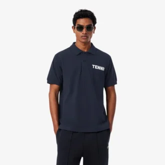Polo Petit Piqué com Estampa e Corte Clássico