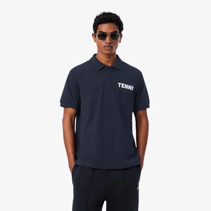 Polo Petit Piqué com Estampa e Corte Clássico