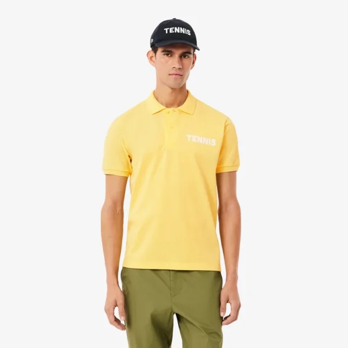 Polo Petit Piqué com Estampa e Corte Clássico