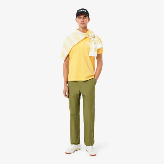 Polo Petit Piqué com Estampa e Corte Clássico