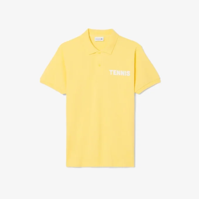 Polo Petit Piqué com Estampa e Corte Clássico
