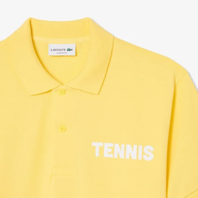 Polo Petit Piqué com Estampa e Corte Clássico