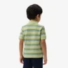 Polo Petit Piqué com riscas contrastantes