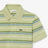 Polo Petit Piqué com riscas contrastantes