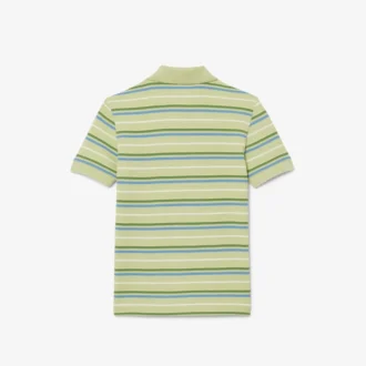 Polo Petit Piqué com riscas contrastantes para rapaz