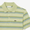 Polo Petit Piqué com riscas contrastantes para rapaz