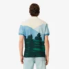 Polo Petit Piqué estampado de corte clássico para homem