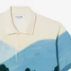 Polo Petit Piqué estampado de corte clássico para homem