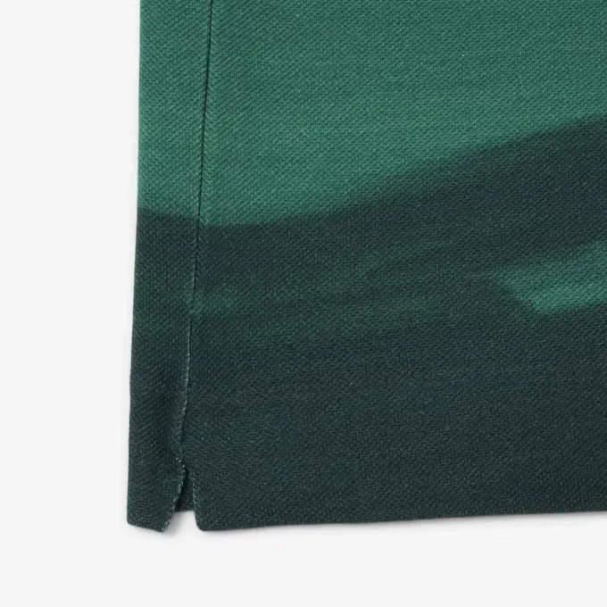 Polo Petit Piqué estampado de corte clássico para homem