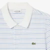 Polo Petit Piqué às riscas com corte clássico