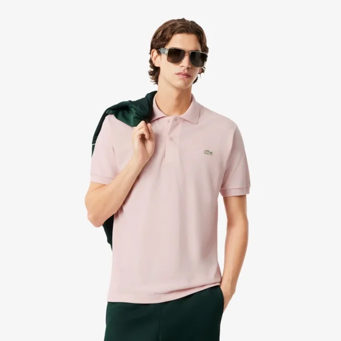 Polo Piqué com Detalhes Bordados e Corte Clássico para Homem