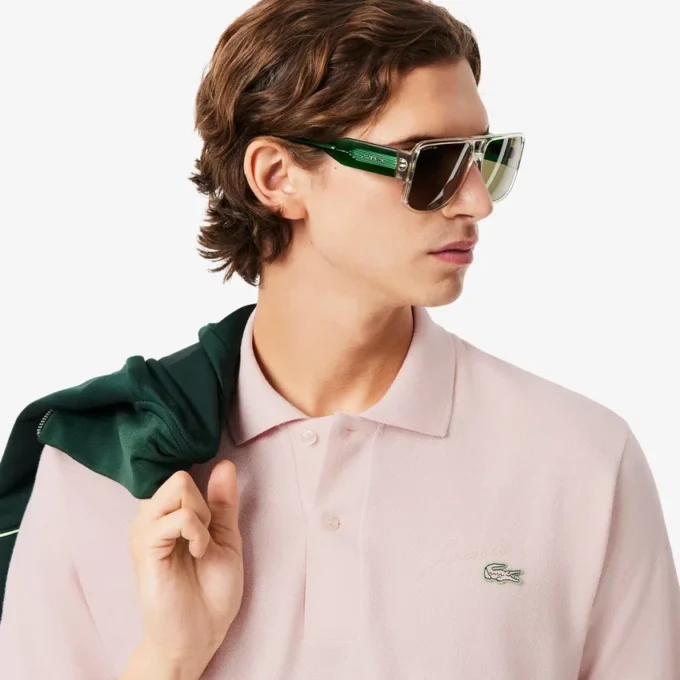 Polo Piqué com Detalhes Bordados e Corte Clássico para Homem