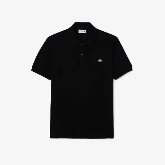 Polo Piqué com Detalhes Bordados e Corte Clássico para Homem