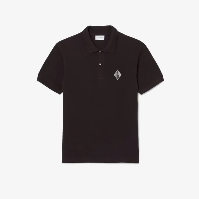 Polo Piqué com Emblema e Corte Clássico