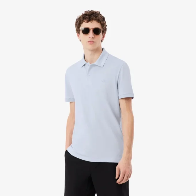 Polo Piqué com logótipo, corte justo