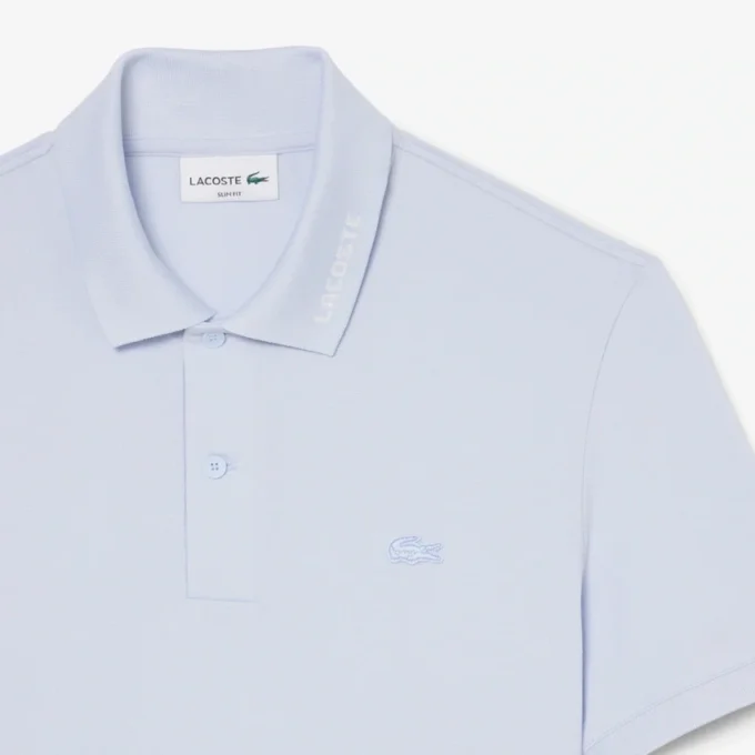 Polo Piqué com logótipo, corte justo