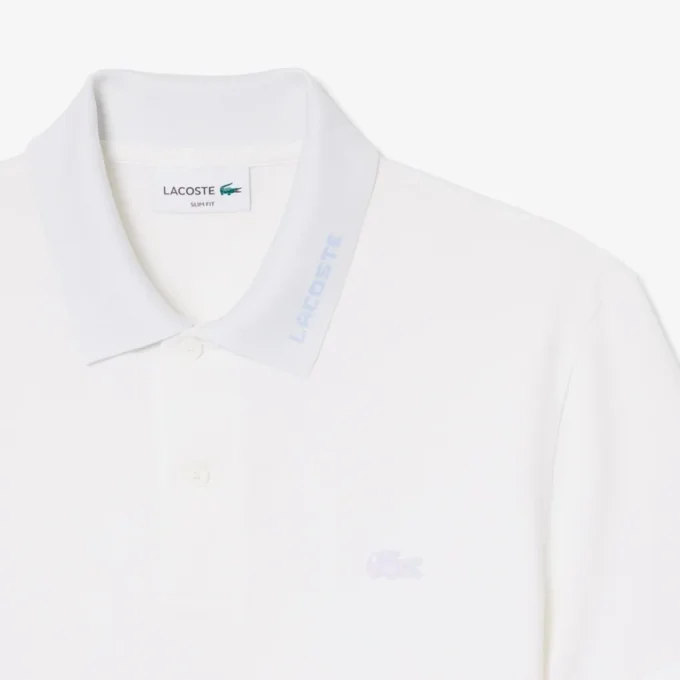 Polo Piqué com logótipo, corte justo