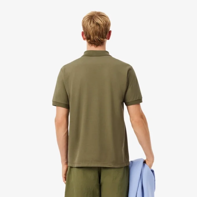 Polo Piqué com Motivo Bordado e Corte Clássico para Homem