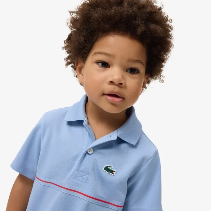 Polo Piqué com riscas da marca Ultra Dry