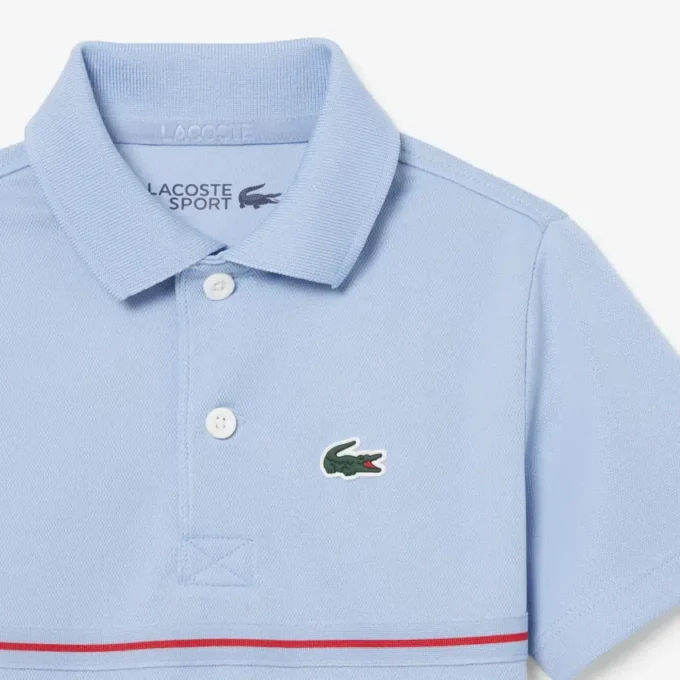 Polo Piqué com riscas da marca Ultra Dry
