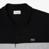 Polo Piqua Colorblock para homem, corte largo