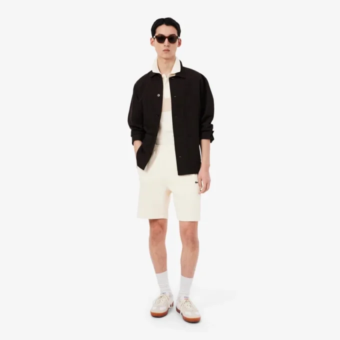 Polo Piqua com blocos de cor e corte regular