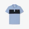 Polo Piqua com blocos de cor e corte regular