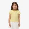 Polo Piqua com Gola Recortada para Meninas