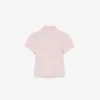 Polo Piqua com Gola Recortada para Meninas