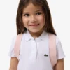 Polo Piqua com Gola Recortada para Meninas