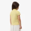 Polo Piqua com Gola Recortada para Meninas