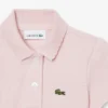 Polo Piqua com Gola Recortada para Meninas