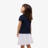 Polo Piqua com Gola Recortada para Meninas