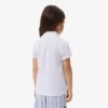 Polo Piqua com Gola Recortada para Meninas