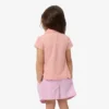 Polo Piqua com Gola Recortada para Meninas