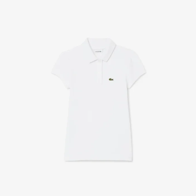 Polo Piqua com Gola Recortada para Meninas