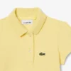 Polo Piqua com Gola Recortada para Meninas