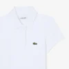 Polo Piqua com Gola Recortada para Meninas