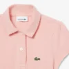 Polo Piqua com Gola Recortada para Meninas