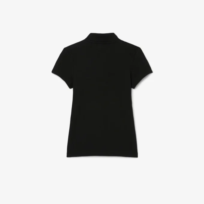 Polo Piqua com Gola Recortada para Meninas