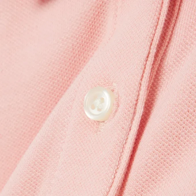 Polo Piqua com Gola Recortada para Meninas