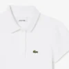Polo Piqua com Gola Recortada para Meninas
