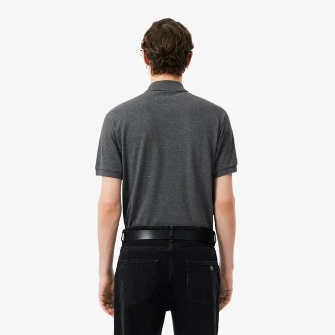 Polo Piqua Marl de corte clássico para homem