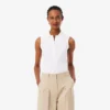 Polo sem mangas elástico Slim Fit L.12.D para mulher